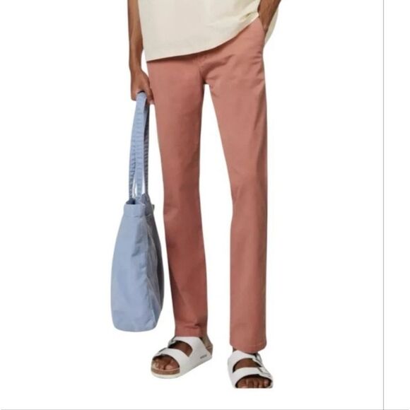 Citizens Of Humanity London Slim Tapered Chino Pants In Tangerine. Size 28 NWT - Picture 1 of 6